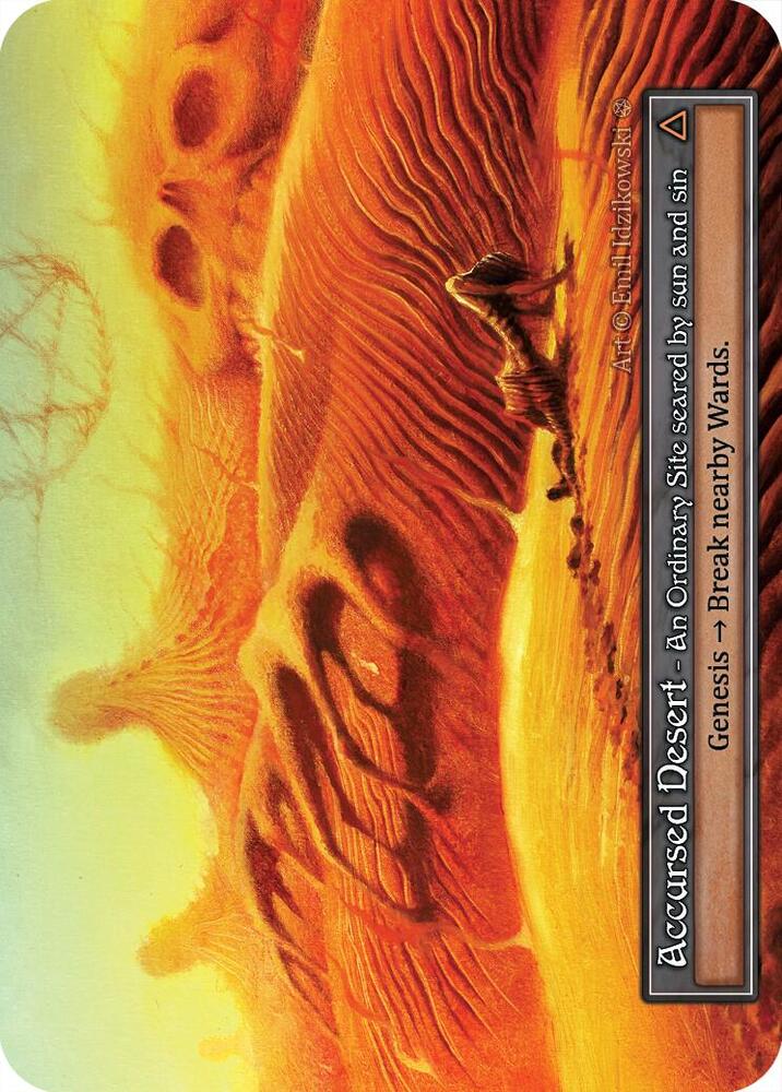 Accursed Desert (Foil), Gothic #666922