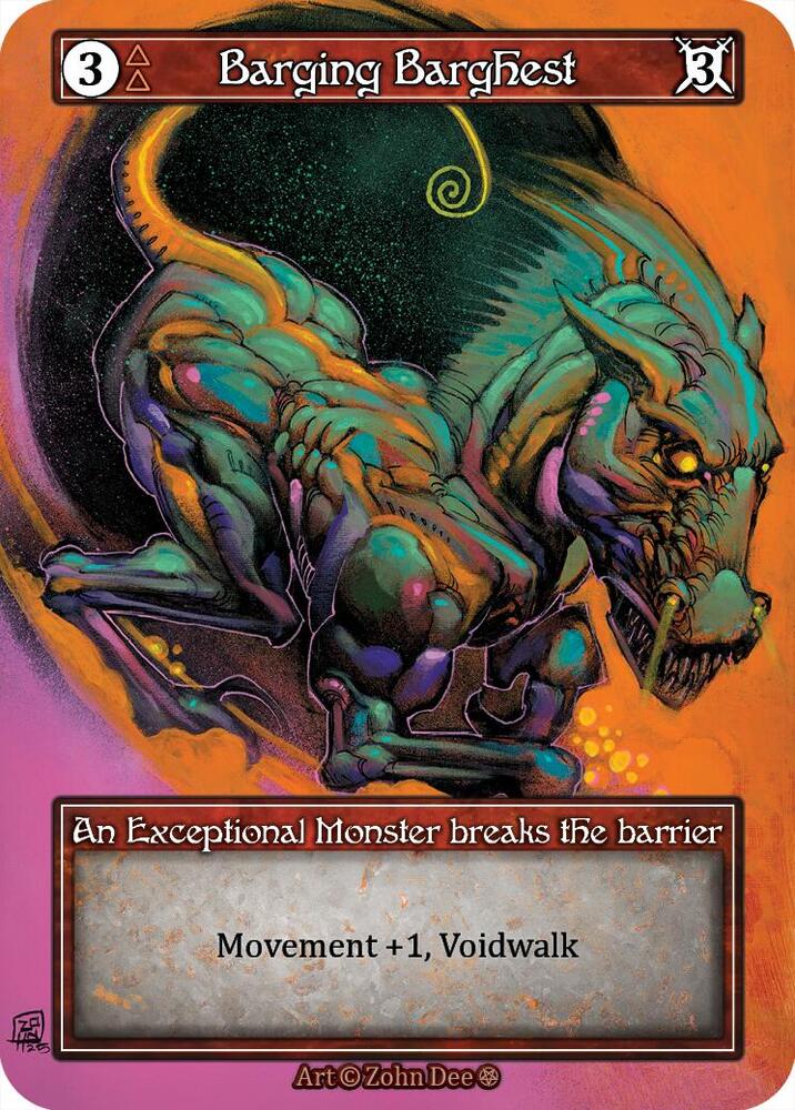 Barging Barghest (Foil), Gothic #666986
