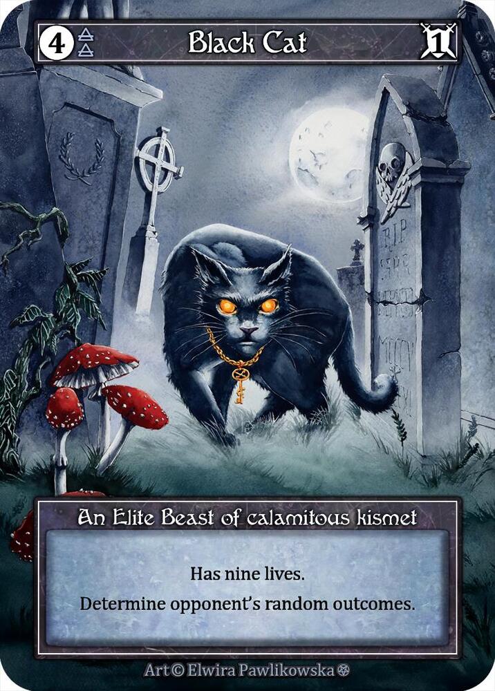Black Cat (Foil), Gothic #666999