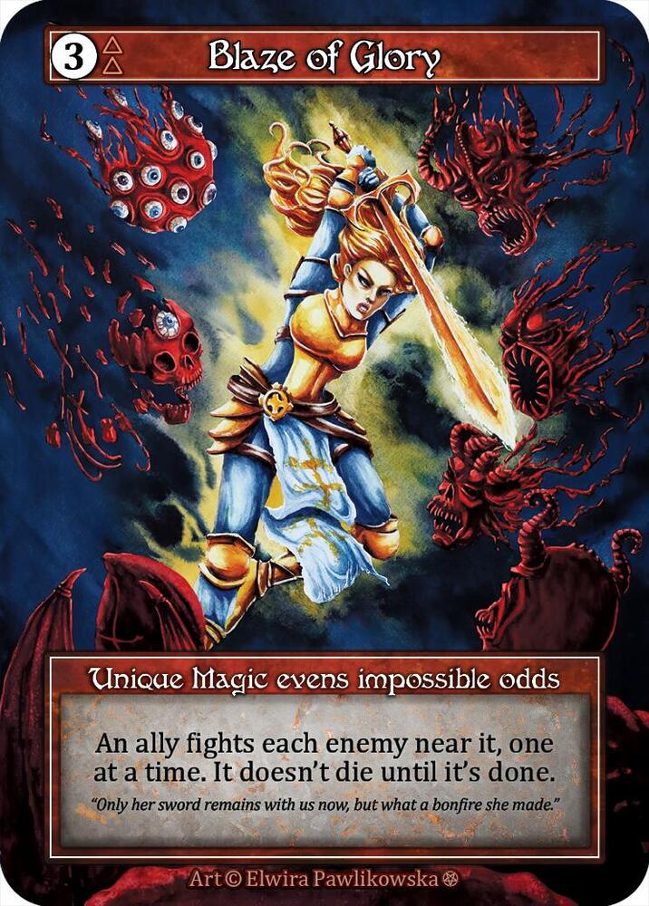 Blaze of Glory (Foil), Gothic #667011