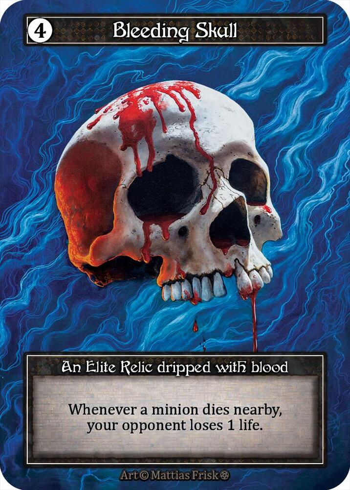 Bleeding Skull (Foil), Gothic #667013