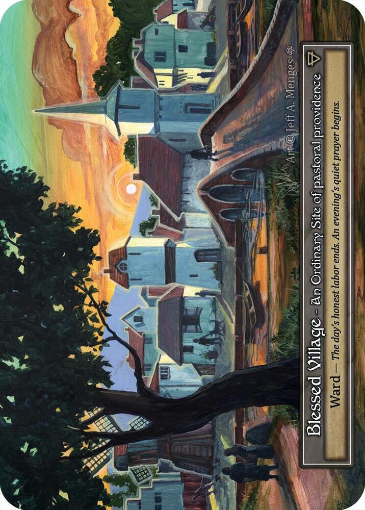 Blessed Village (Foil), Gothic #667017