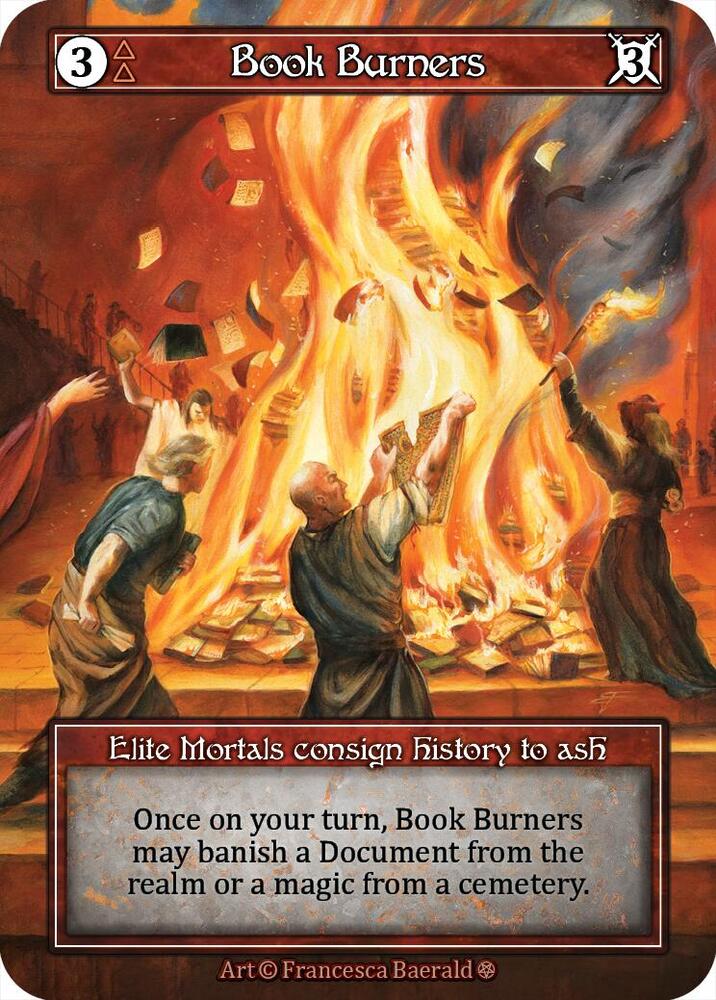 Book Burners (Foil), Gothic #667031