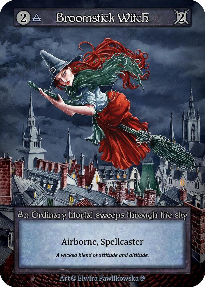 Broomstick Witch, Gothic #667040