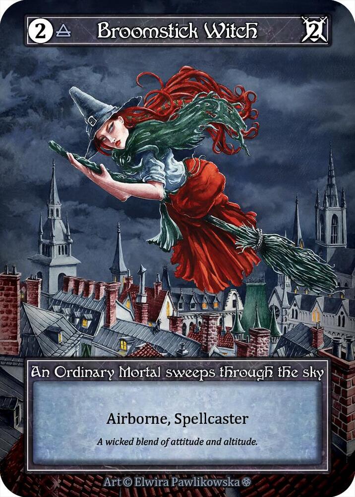 Broomstick Witch (Foil), Gothic #667041
