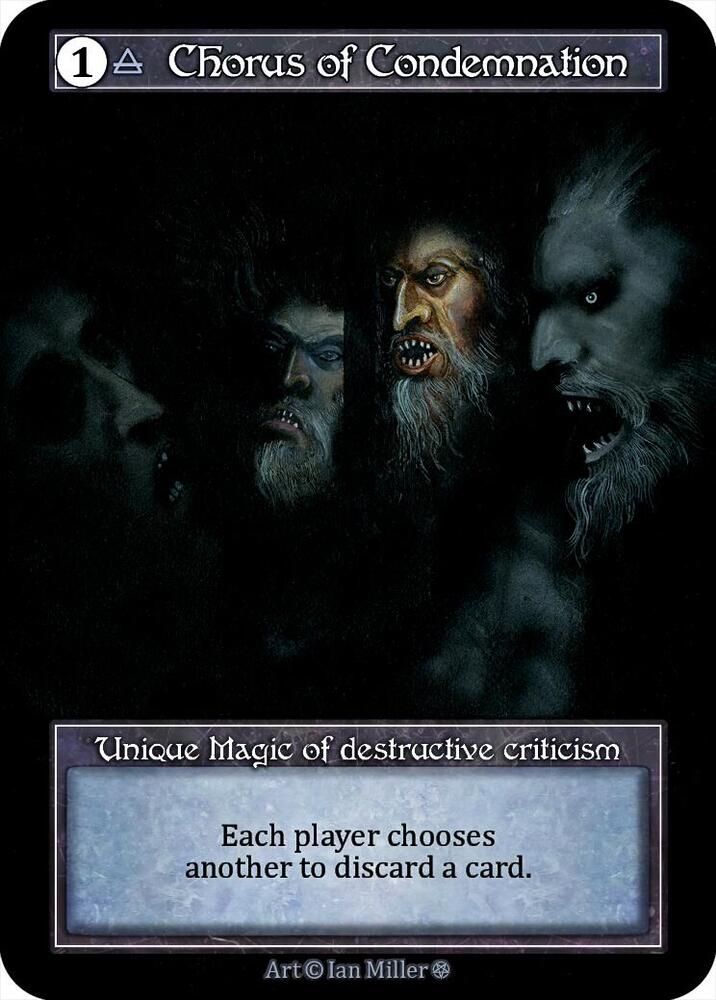 Chorus of Condemnation (Foil), Gothic #667065
