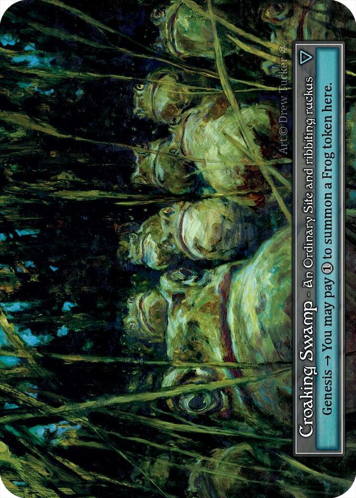 Croaking Swamp (Foil), Gothic #667097
