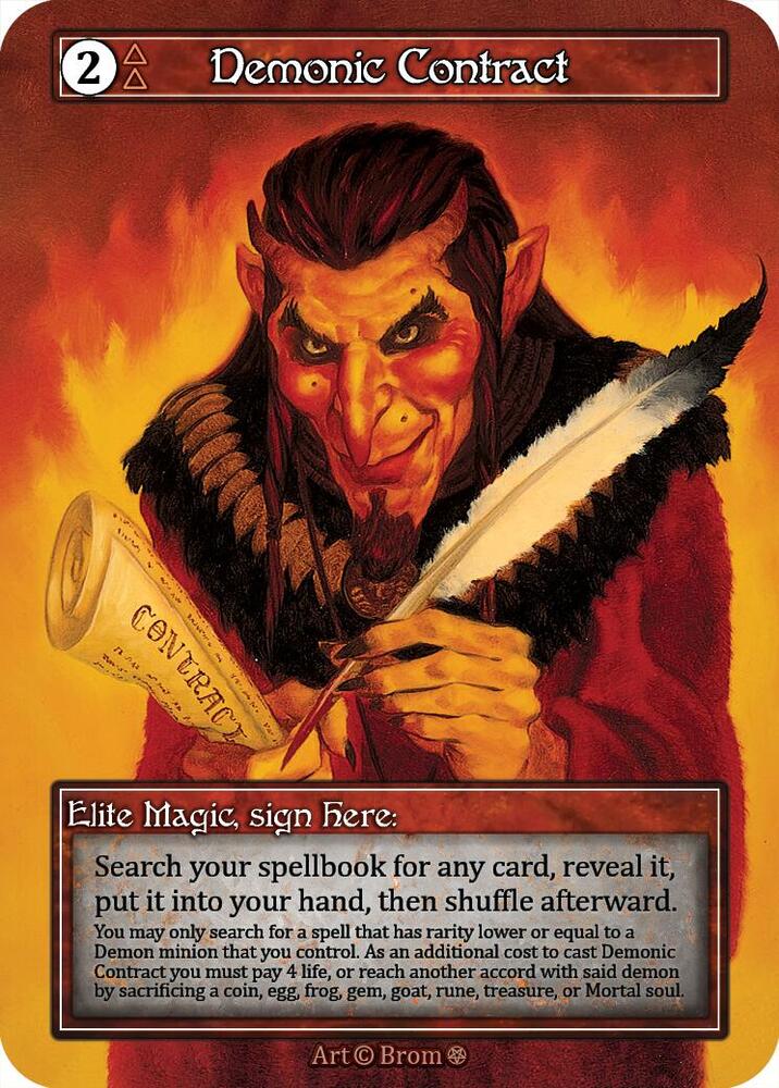 Demonic Contract (Foil), Gothic #667125