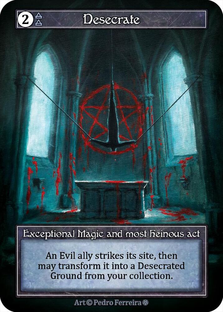 Desecrate (Foil), Gothic #667129