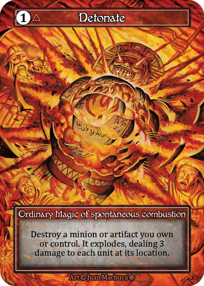 Detonate (Foil), Gothic #667137