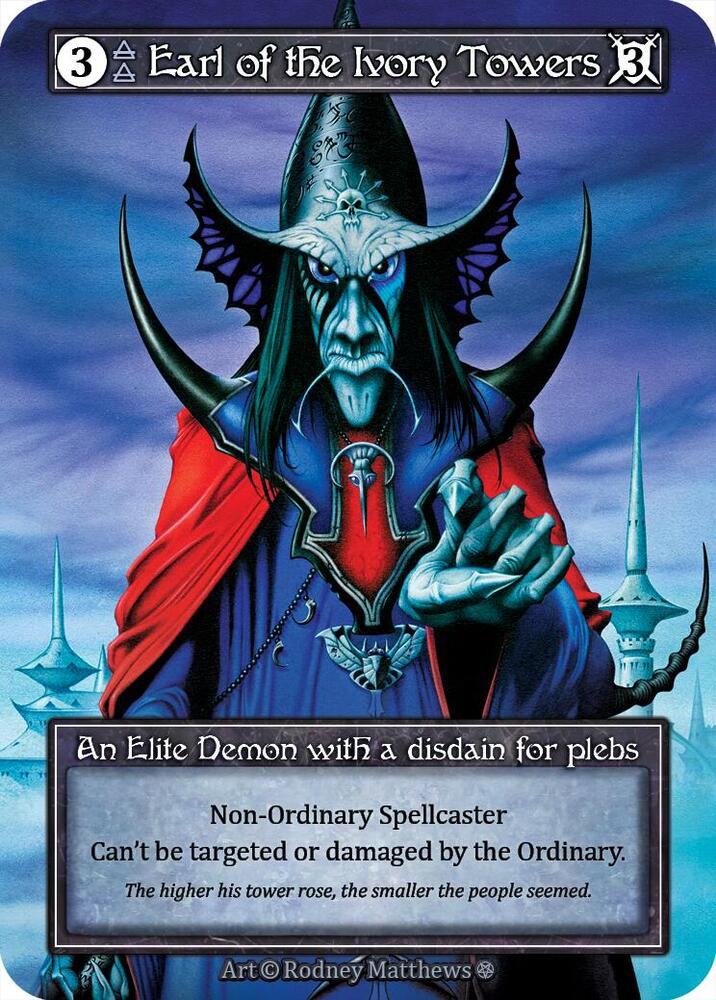 Earl of the Ivory Towers (Foil), Gothic #667169