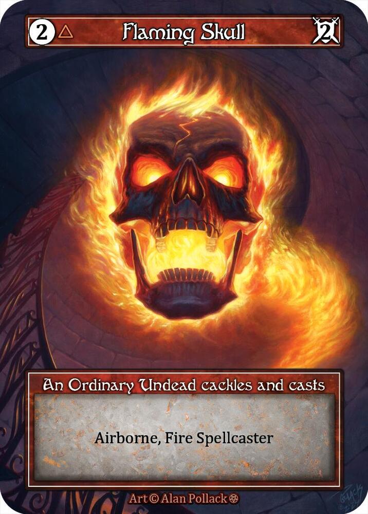 Flaming Skull (Foil), Gothic #667223