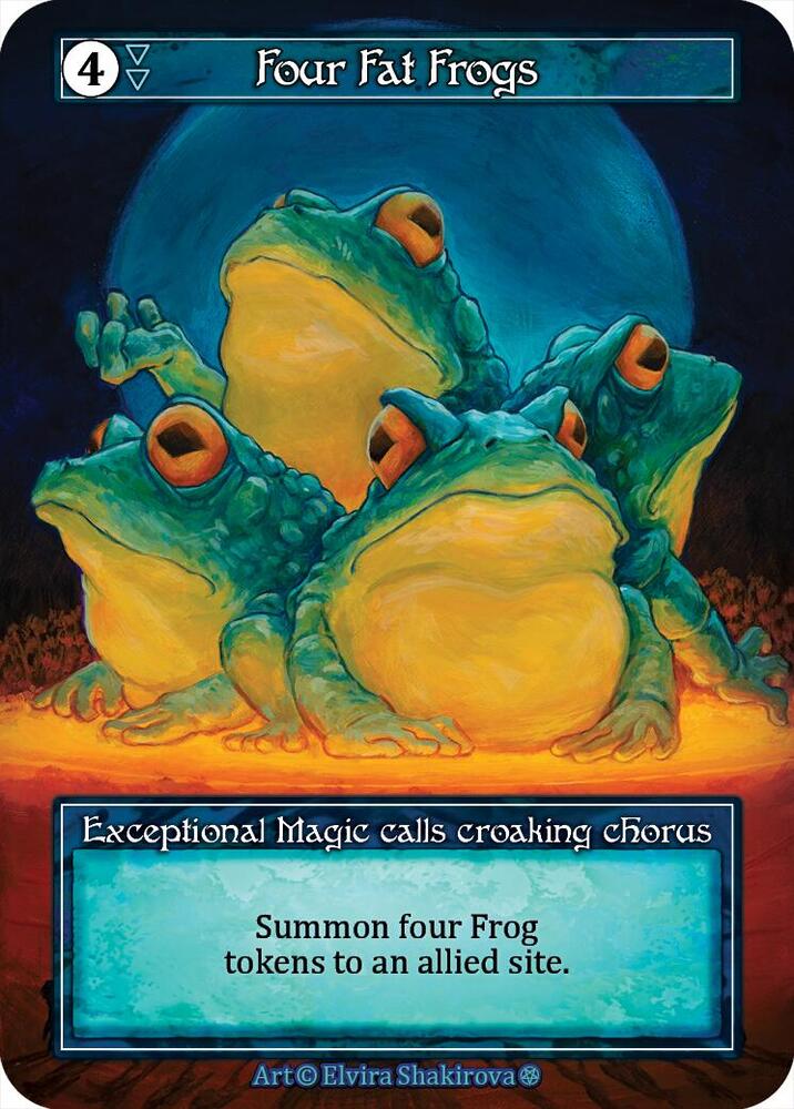 Four Fat Frogs (Foil), Gothic #667235