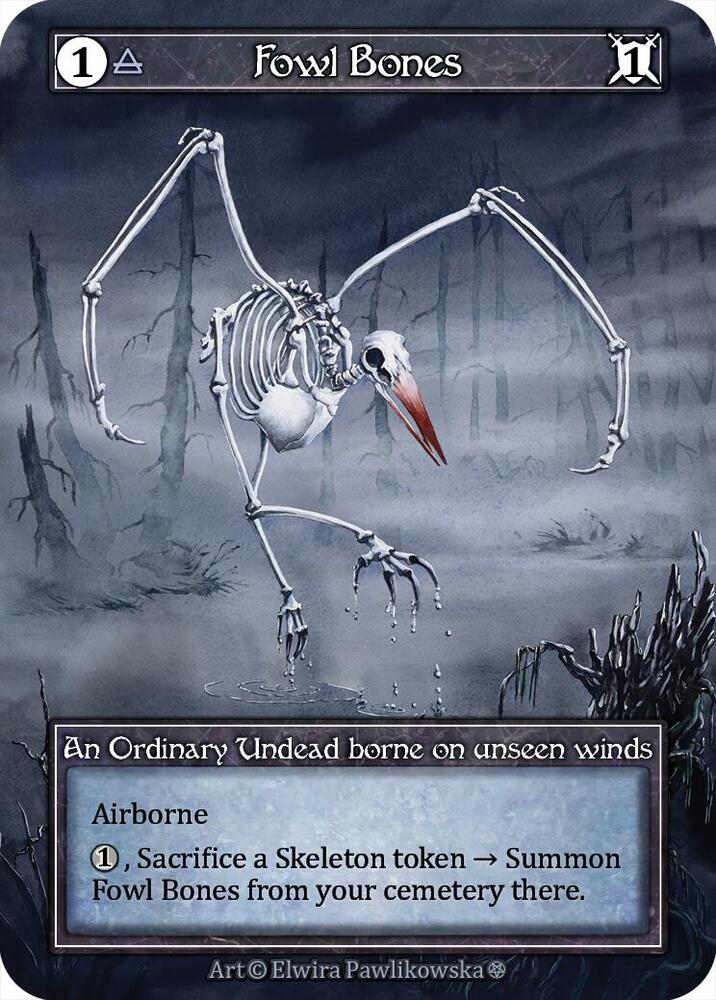Fowl Bones (Foil), Gothic #667237