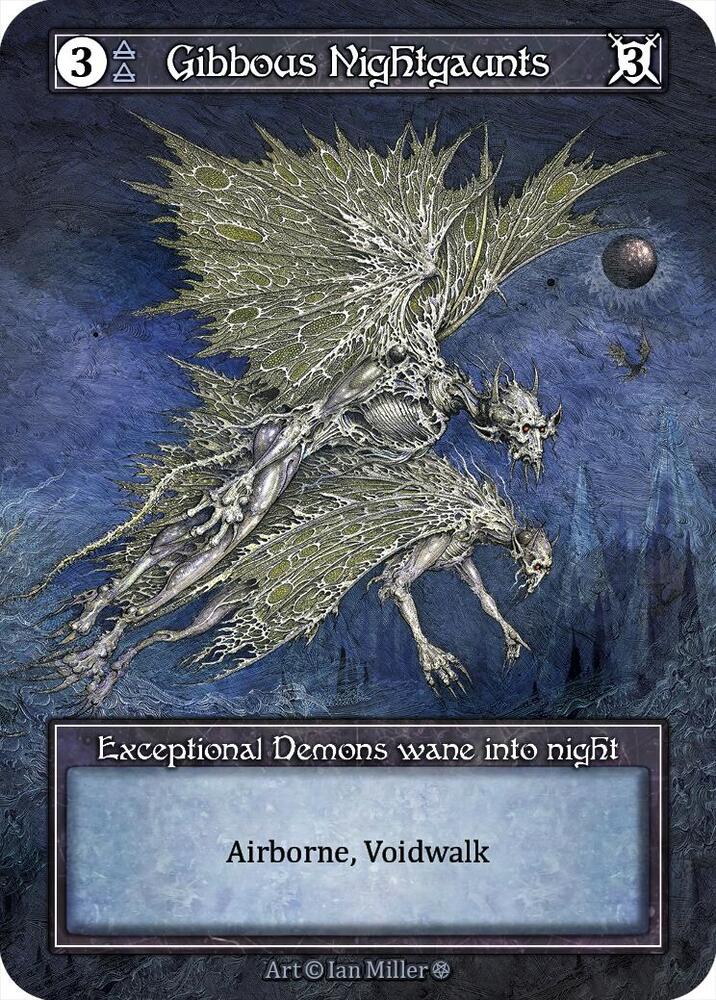 Gibbous Nightgaunts (Foil), Gothic #667253