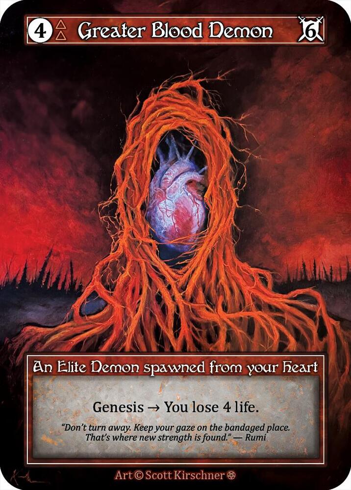Greater Blood Demon (Foil), Gothic #667283