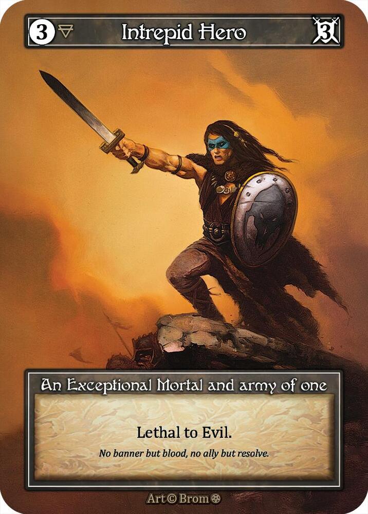 Intrepid Hero (Foil), Gothic #667363