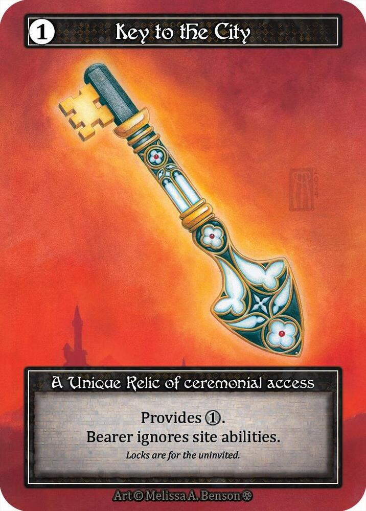 Key to the City (Foil), Gothic #667373