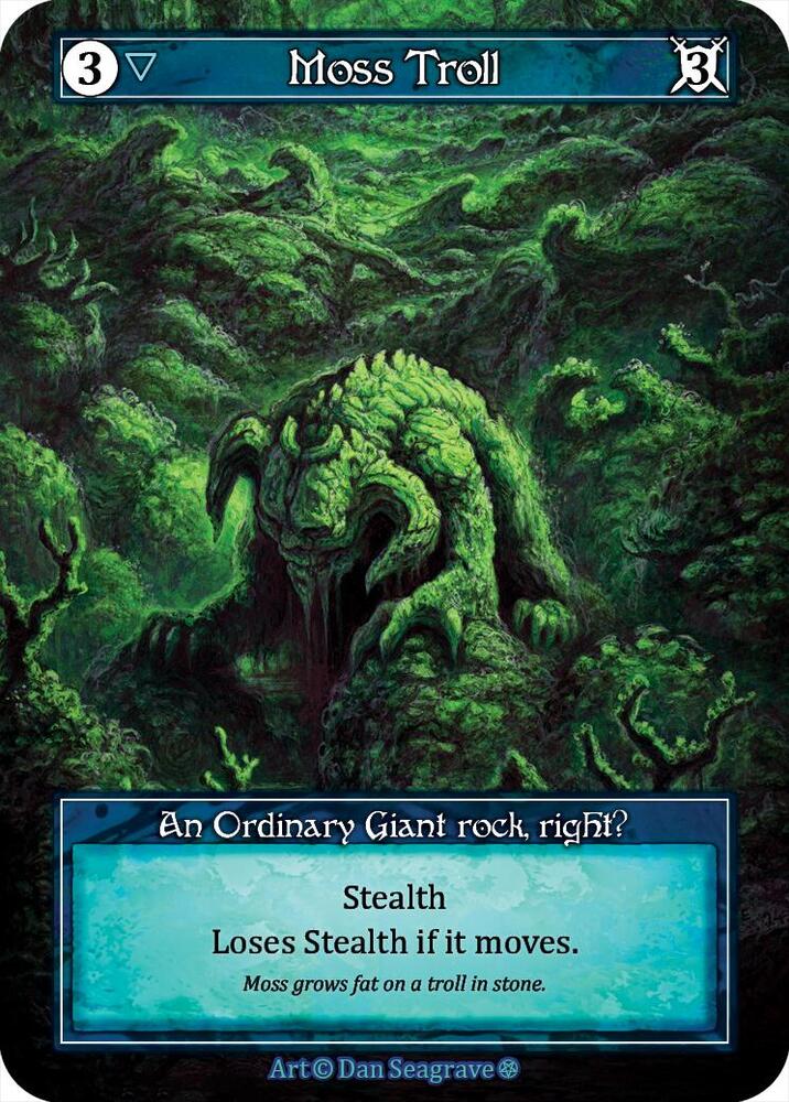 Moss Troll (Foil), Gothic #667455