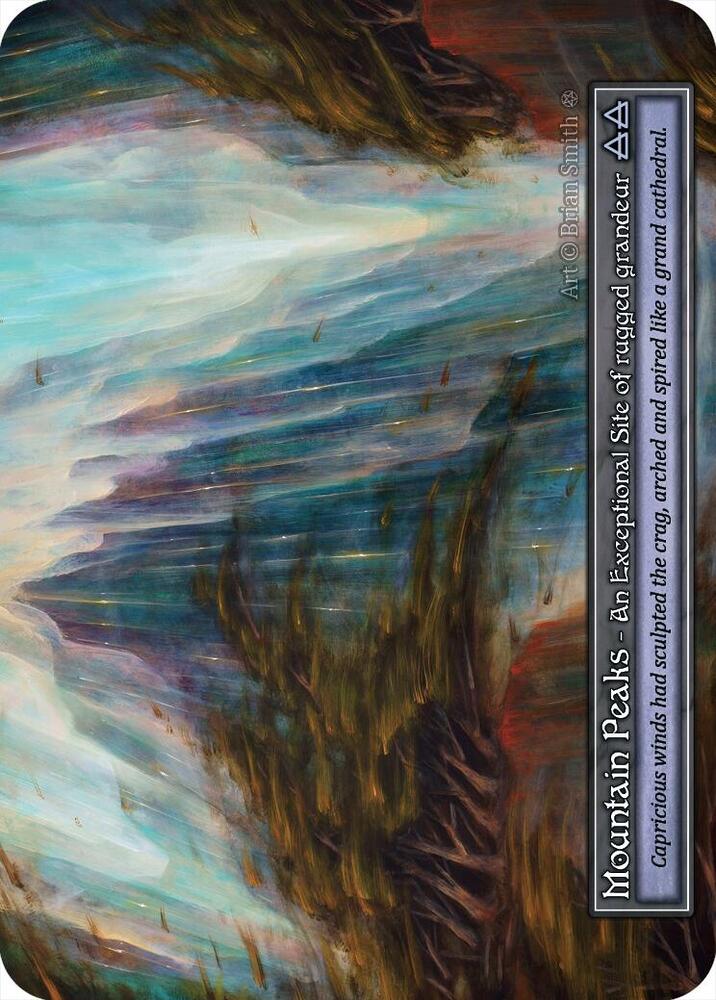 Mountain Peaks (Foil), Gothic #667457