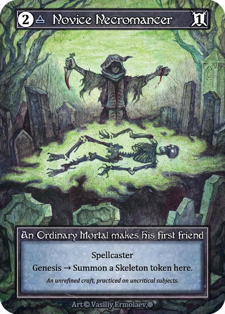 Novice Necromancer (Foil), Gothic #667489