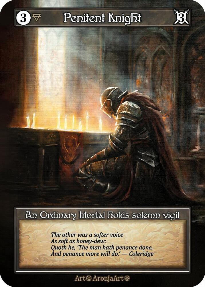 Penitent Knight (Foil), Gothic #667527