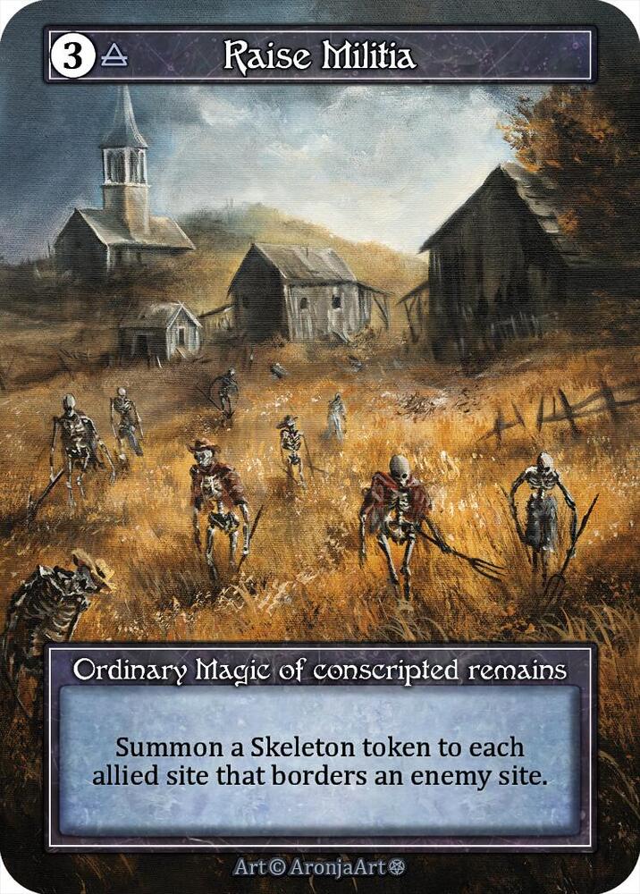 Raise Militia (Foil), Gothic #667552