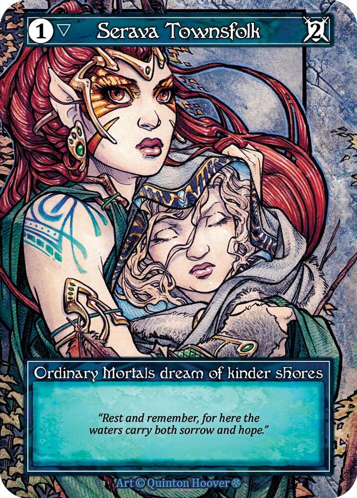 Serava Townsfolk (Foil), Gothic #667620