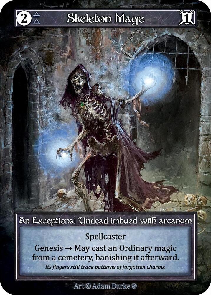 Skeleton Mage (Foil), Gothic #667643