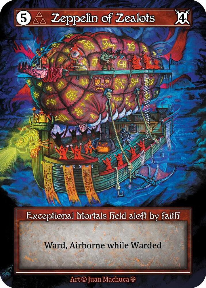 Zeppelin of Zealots (Foil), Gothic #667785