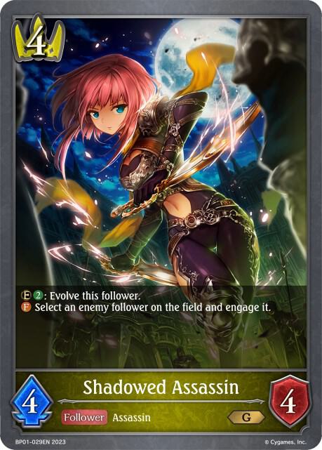 Shadowed Assassin, BP01: Advent of Genesis BP01-029EN