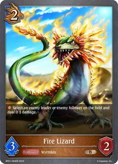 Fire Lizard, BP01: Advent of Genesis BP01-094EN