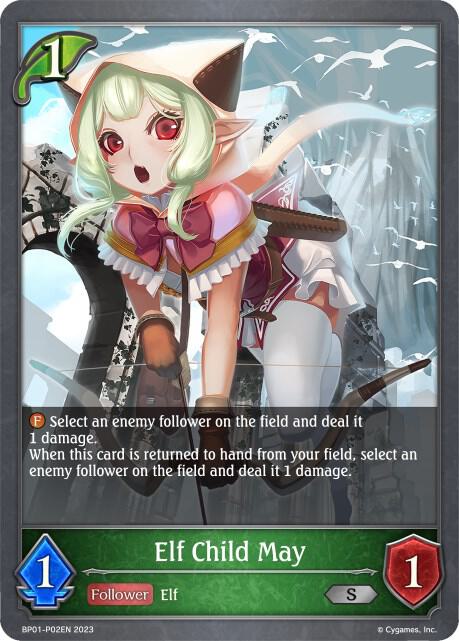 Elf Child May - P02EN (Foil), BP01: Advent of Genesis BP01-P02EN