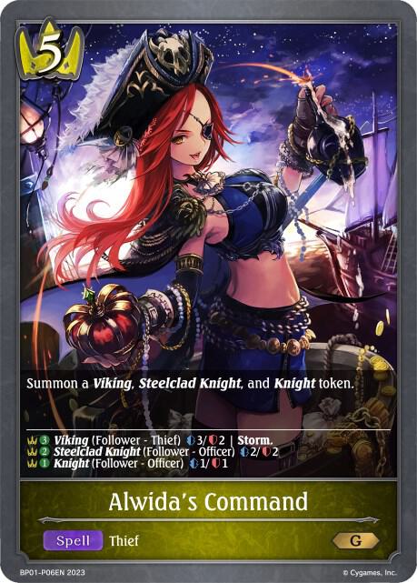 Alwida's Command - P06 (Foil), BP01: Advent of Genesis BP01-P06EN