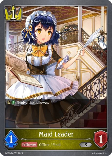 Maid Leader - P07EN (Foil), BP01: Advent of Genesis BP01-P07EN