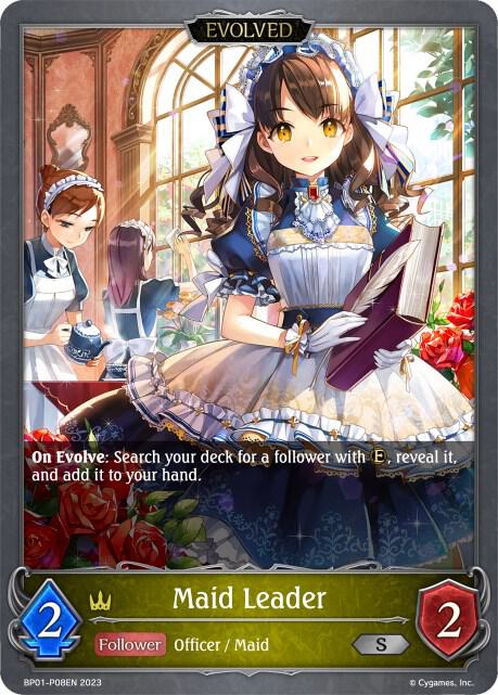 Maid Leader (Evolved) -P08EN (Foil), BP01: Advent of Genesis BP01-P08EN