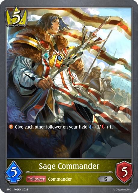 Sage Commander - P09EN (Foil), BP01: Advent of Genesis BP01-P09EN
