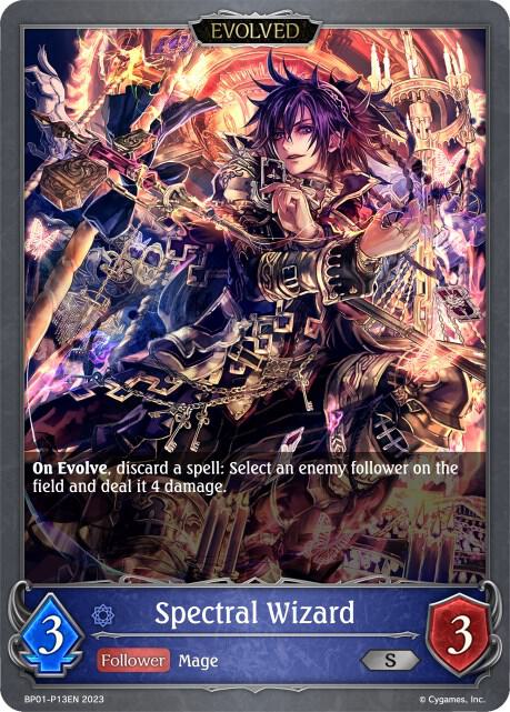 Spectral Wizard (Evolved) - P13EN (Foil), BP01: Advent of Genesis BP01-P13EN