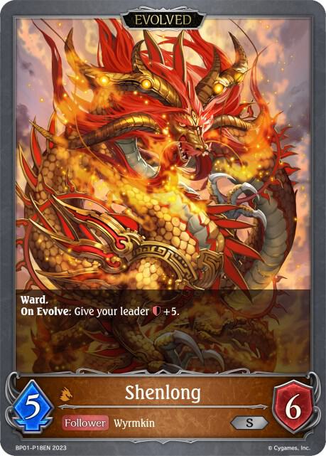 Shenlong (Evolved) - P18EN (Foil), BP01: Advent of Genesis BP01-P18EN