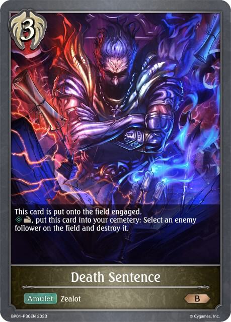 Death Sentence - P30EN (Foil), BP01: Advent of Genesis BP01-P30EN