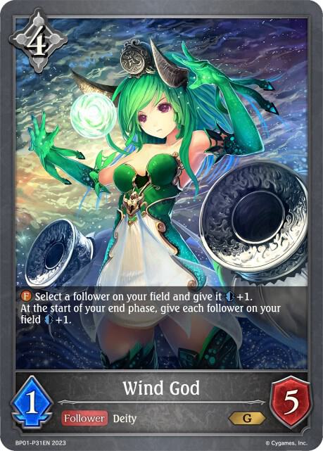 Wind God - P31EN (Foil), BP01: Advent of Genesis BP01-P31EN