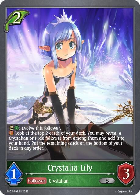 Crystalia Lily - P02EN (Foil), BP02: Reign of Bahamut BP02-P02EN