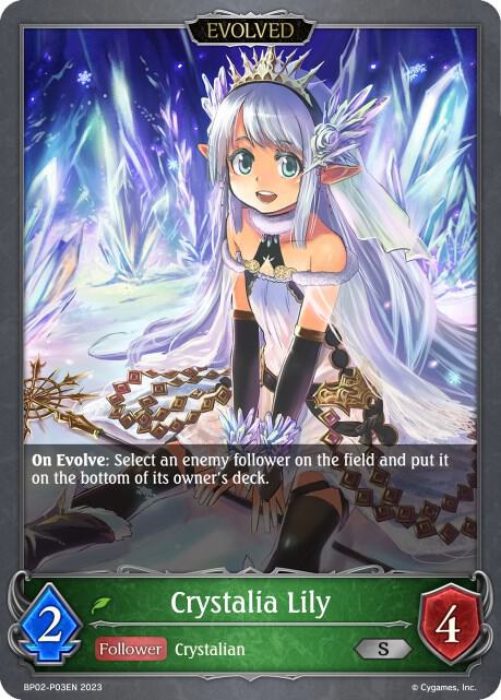 Crystalia Lily (Evolved) - P03EN (Foil), BP02: Reign of Bahamut BP02-P03EN