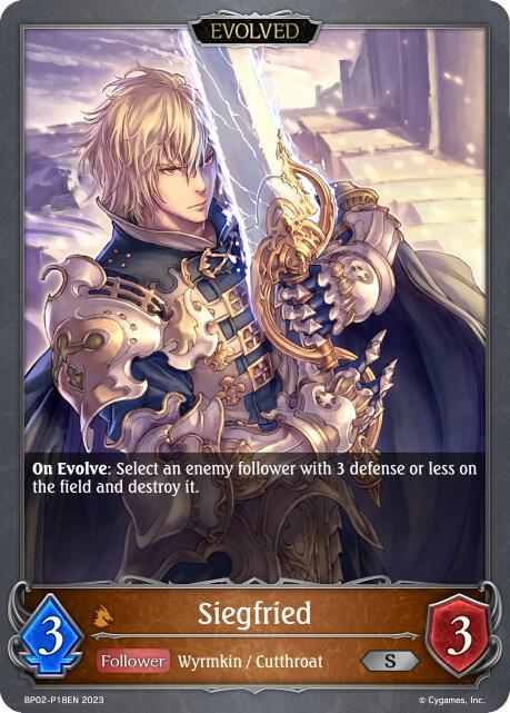 Siegfried (Evolved) - P18EN (Foil), BP02: Reign of Bahamut BP02-P18EN