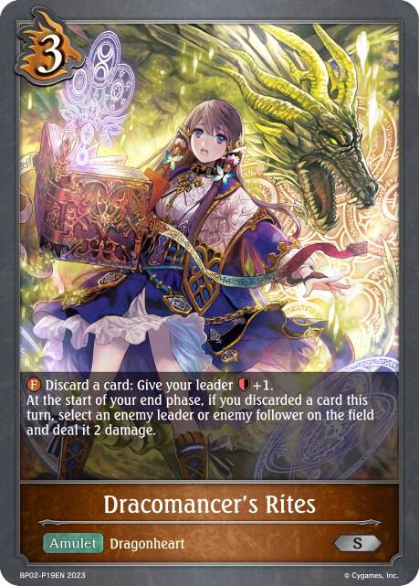 Dracomancer's Rites - P19 (Foil), BP02: Reign of Bahamut BP02-P19EN