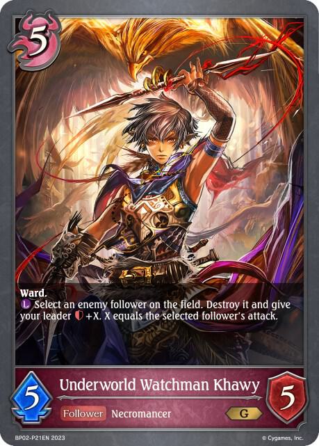 Underworld Watchman Khawy -P21EN (Foil), BP02: Reign of Bahamut BP02-P21EN