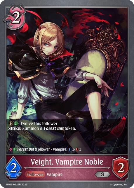 Veight, Vampire Noble - P22EN (Foil), BP02: Reign of Bahamut BP02-P22EN