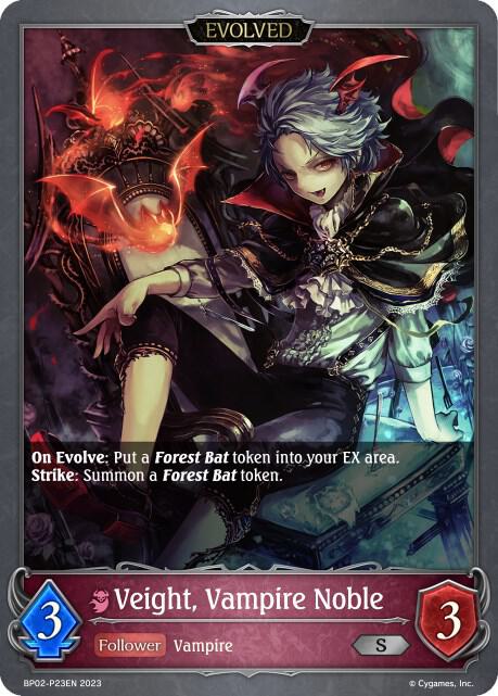 Veight, Vampire Noble (Evolved) - P23EN (Foil), BP02: Reign of Bahamut BP02-P23EN