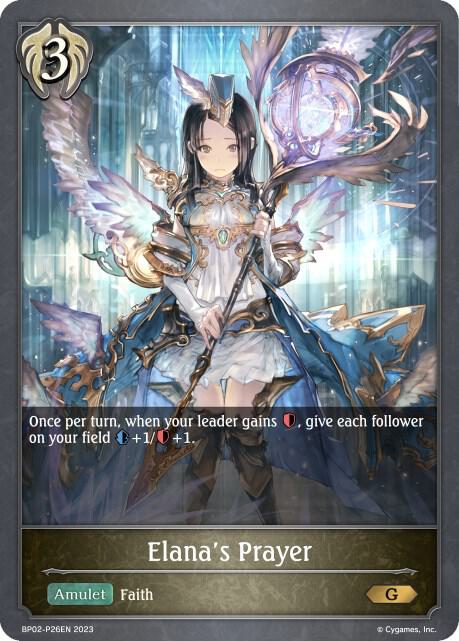 Elana's Prayer - P26EN (Foil), BP02: Reign of Bahamut BP02-P26EN