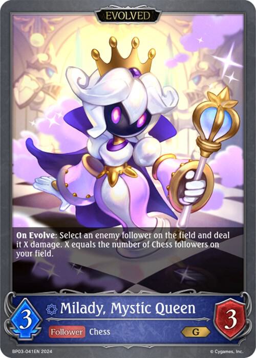 Milady, Mystic Queen (Evolved), BP03: Flame of Laevateinn BP03-041EN